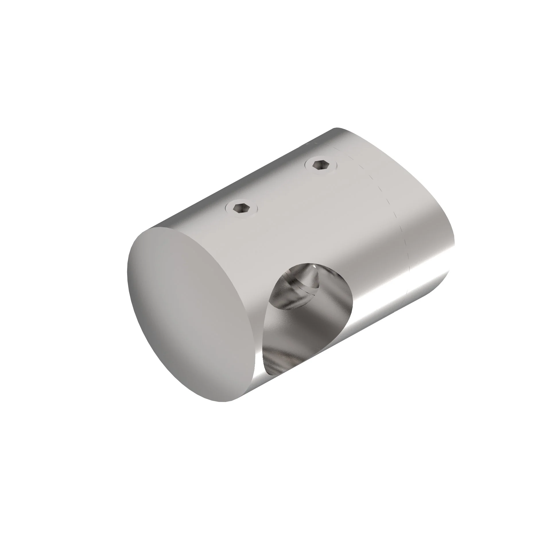 Crossbar holder - polished AISI316, d16/D42,4x2mm