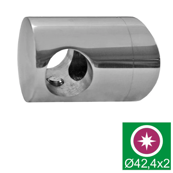 Crossbar holder - polished AISI316, d16/D42,4x2mm - Image 2