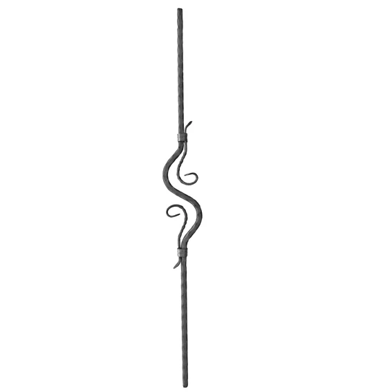 Decorated rod h900, b85mm, P/035A-12x12