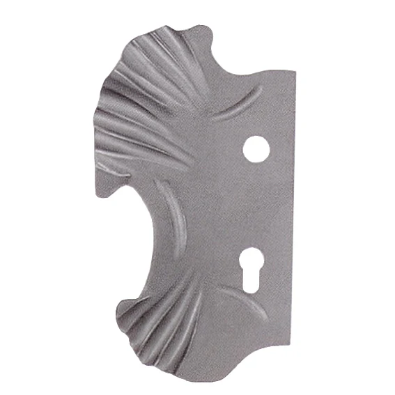 Decorative gate label with holes left 285x160, t2,