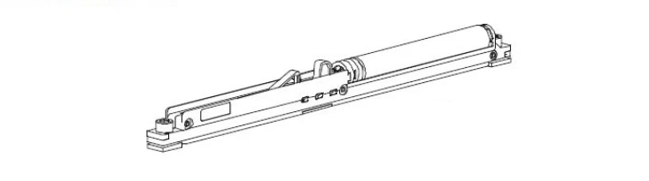Door closer softclose  solo vetro