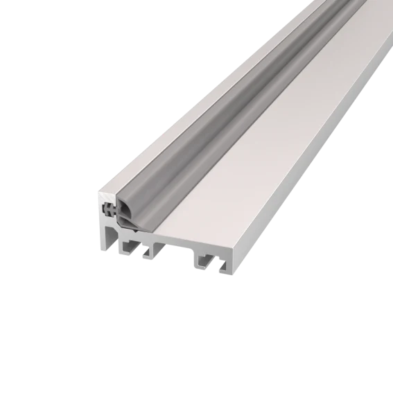 Door frame profile for glass door "L"