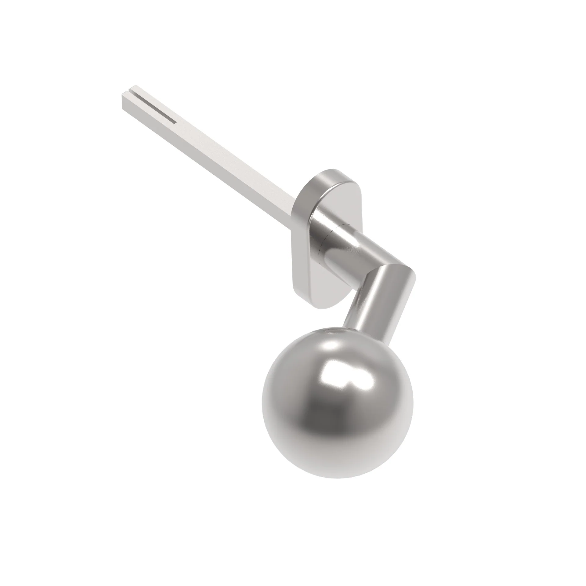 Door handle with plate,AISI 304, K320, fix