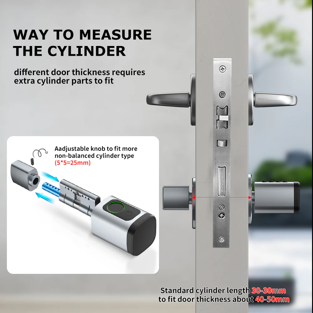 Double lock cylinder 70-120mm SMART - Image 6