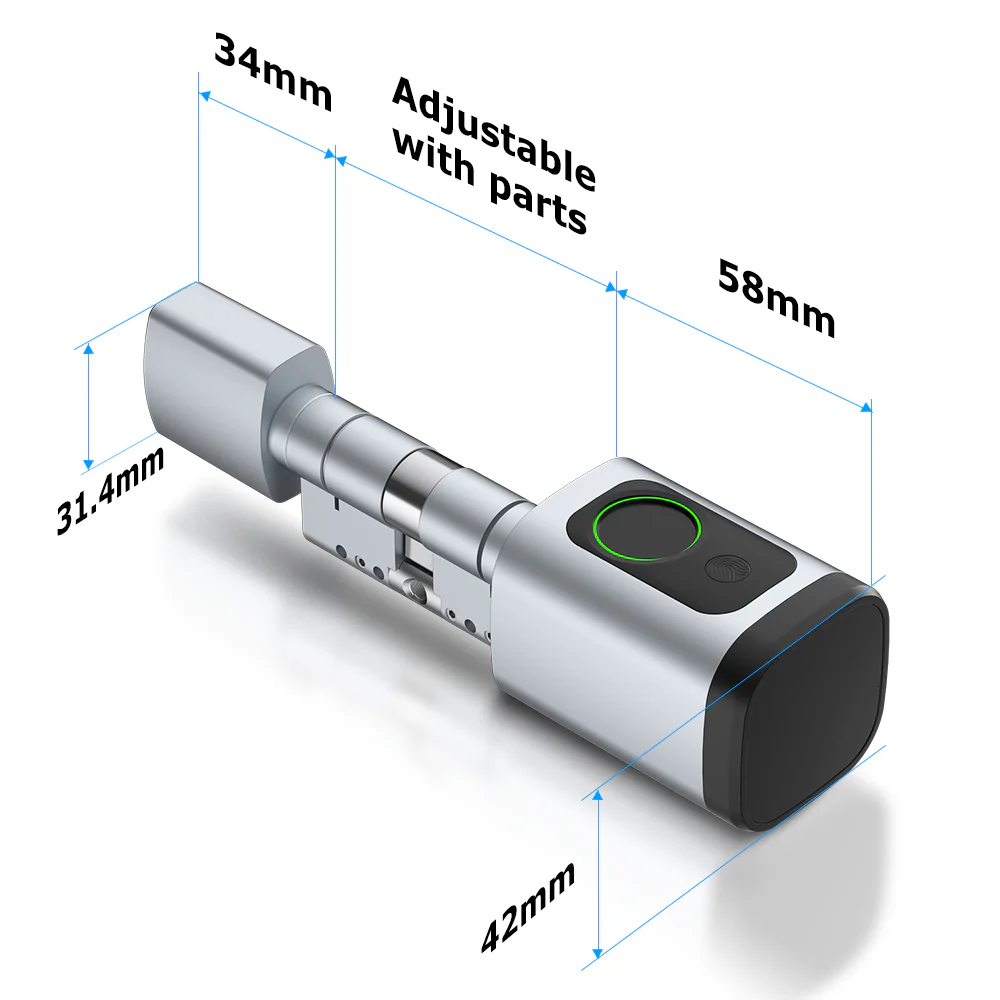 Double lock cylinder 70-120mm SMART - Image 7
