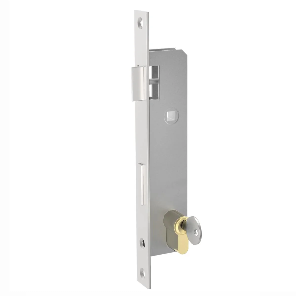 Double lock cylinder for JP prof. 40x40mm,AISI304