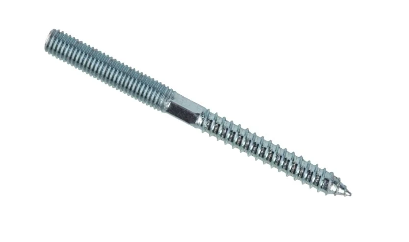 Dowel screw with metric-and wood thread, stainless steel, AISI316, M8x60