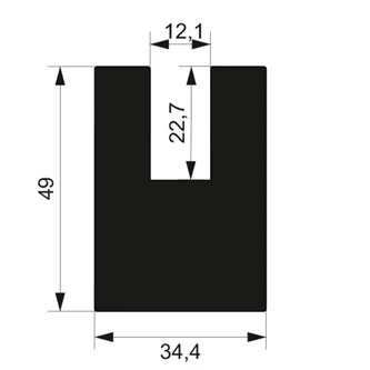 End cap 30x50