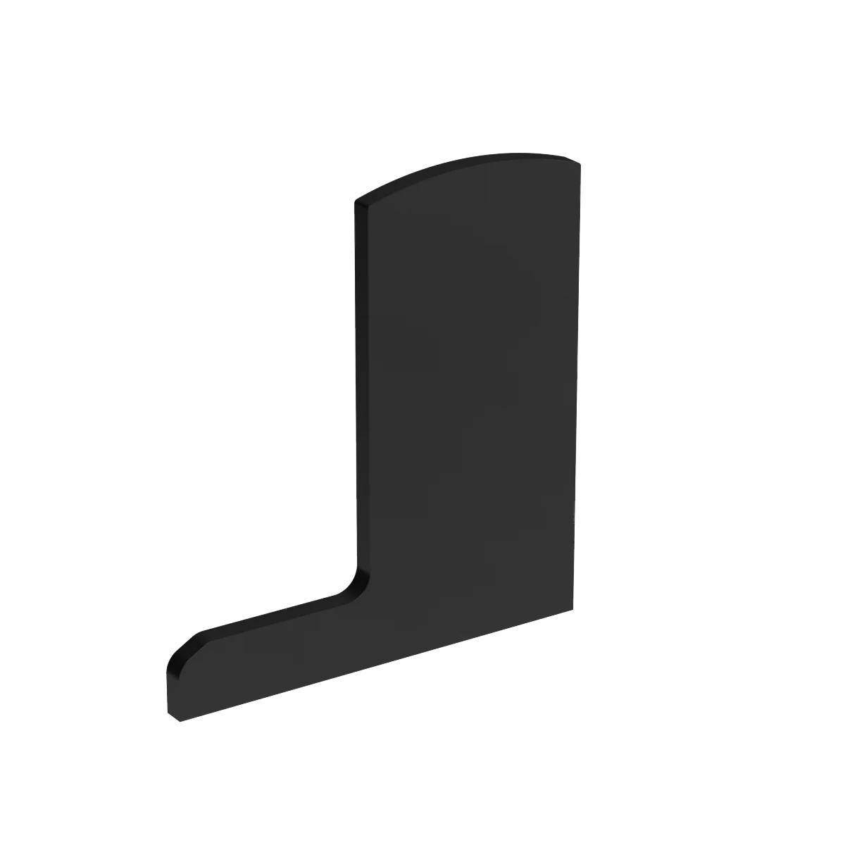 End cap for profile Al/0006-UNO-S-EB