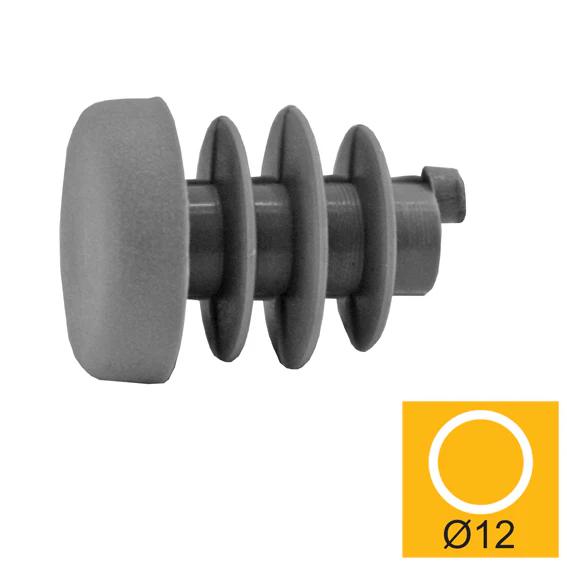 End cap PVC PVC, d12mm - Image 2