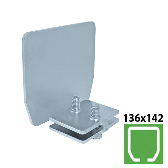 End cap Zn, profile 136x142mm - Image 5