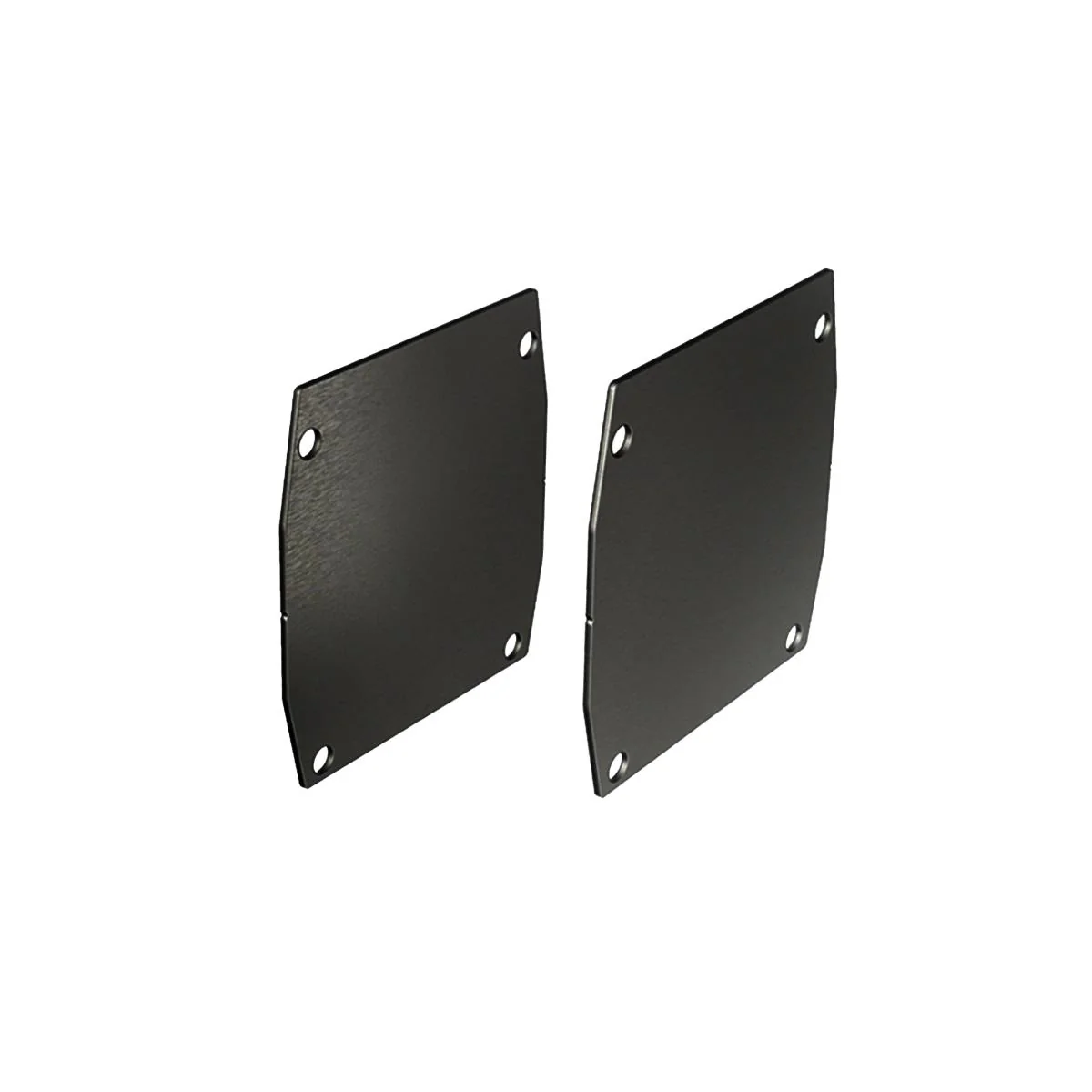 End cap Zn, profile 90x95mm, black