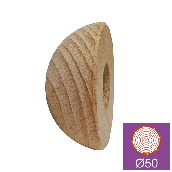 End of semicircular handle - unpainted. BEECH 