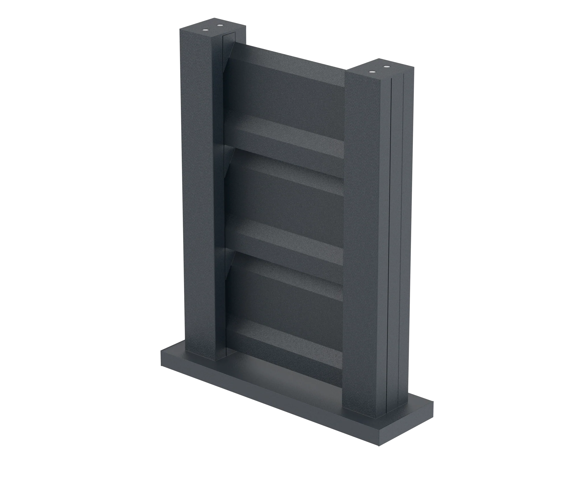 Fence sample 0,3x0,4m freestanding for louver slats FG/L2S20x120