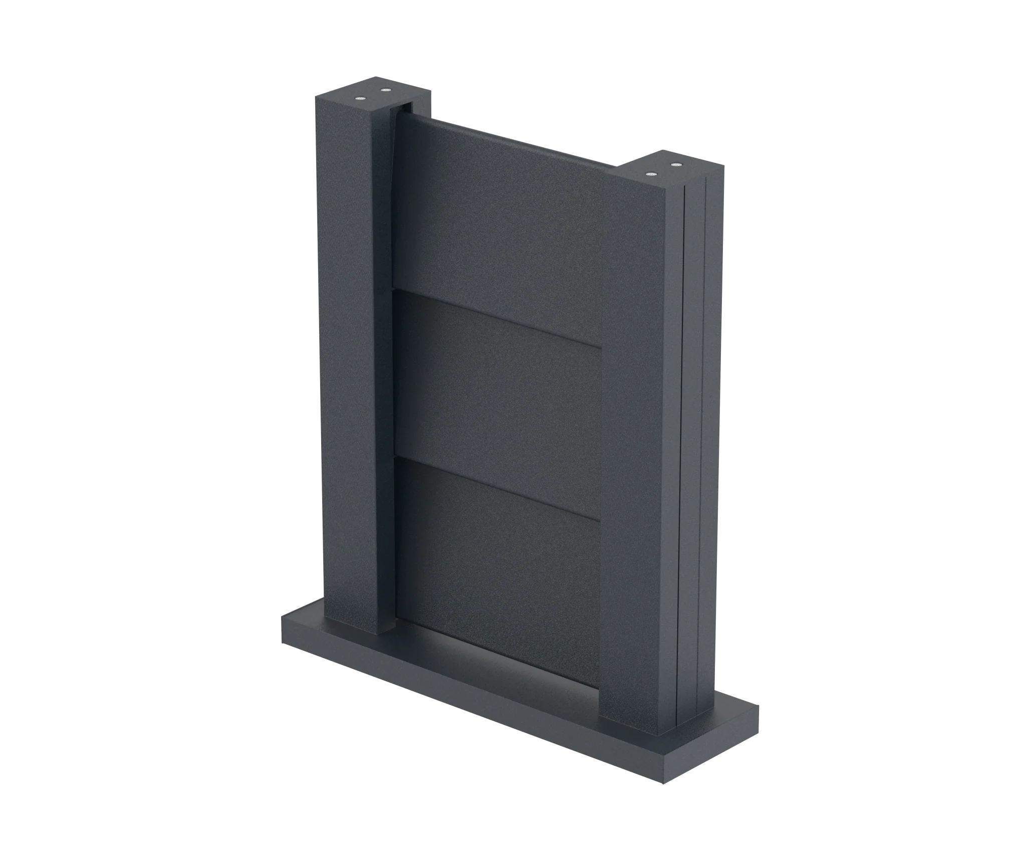 Fence sample 0,3x0,4m freestanding for louvre slats FG/L8x120