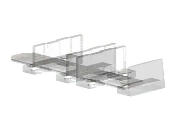 Fittings for sliding doors - bar AL, nosnosť 60kg - Image 6
