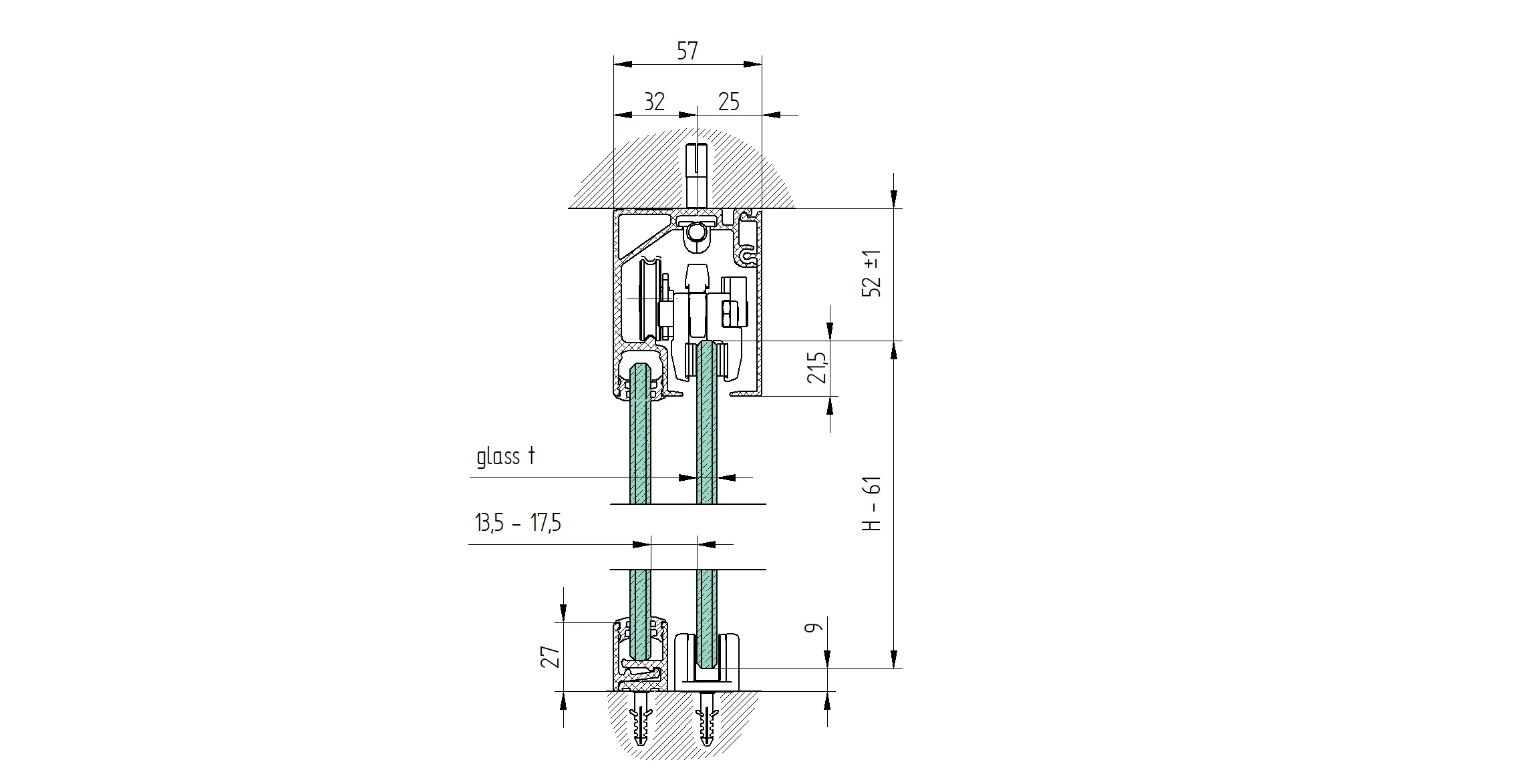 Fittings - sliding doors - AL profile AL - Image 3