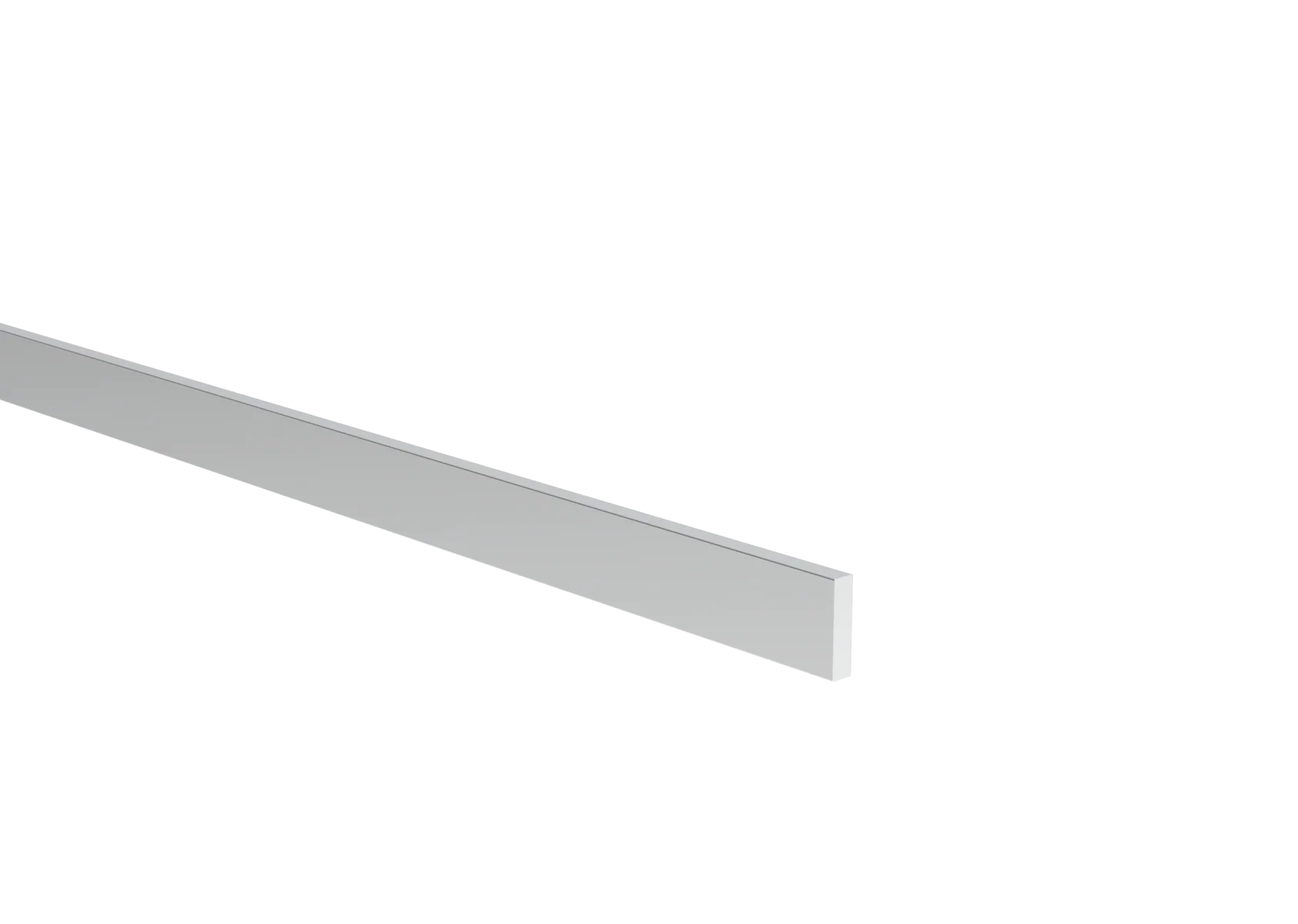 Flat aluminum bar