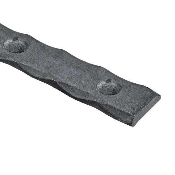 Flat iron decor with bolts L=3000mm, a132m
