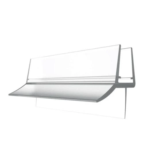 Floor "h" seal strip for glass door