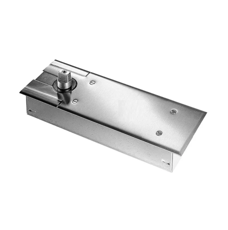 Floor spring box with locking