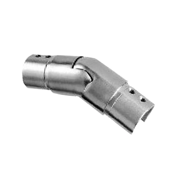 Flush angle for handrail on glass railing AISI316 - Image 2