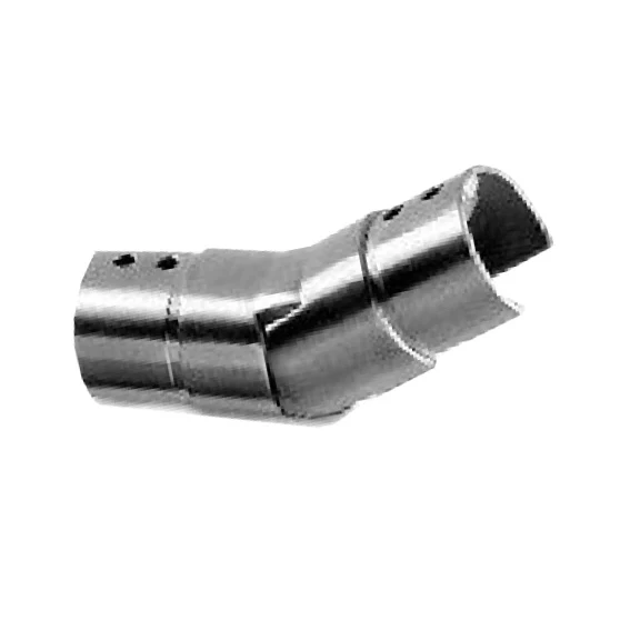 Flush angle for handrail on glass railing AISI316 - Image 2