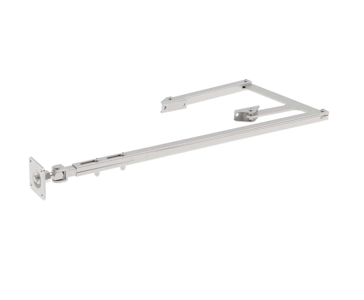 Folding mechanism for swing gates