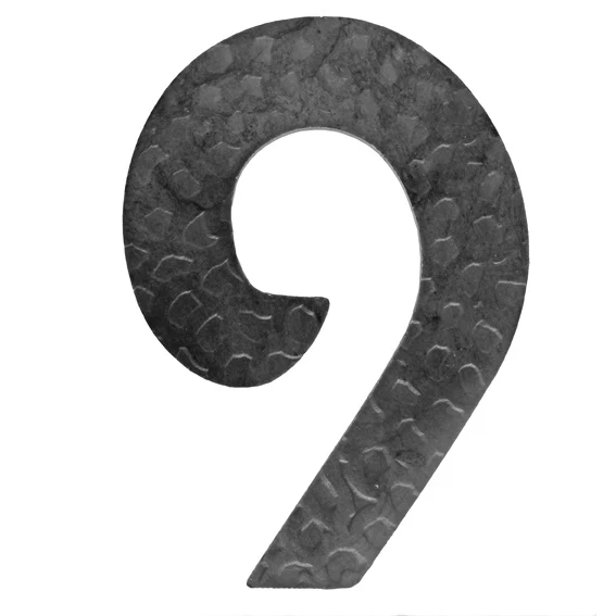 Forged letter "9" h 120, t3mm