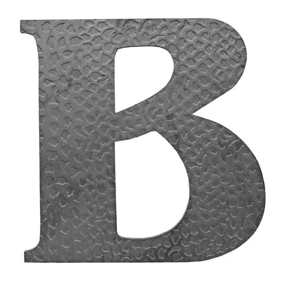 Forged letter "B" h170mm