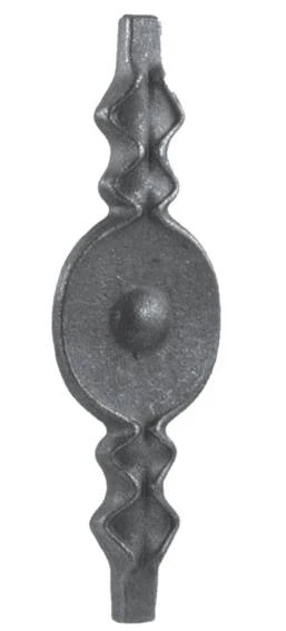 Forged rod - element 12x12, h200x60mm