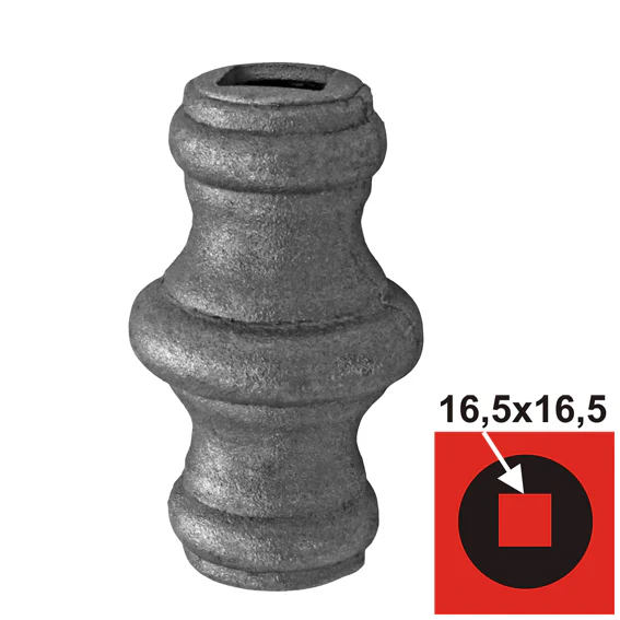 Forged sleeve h69, D43, 16,5x16,5mm