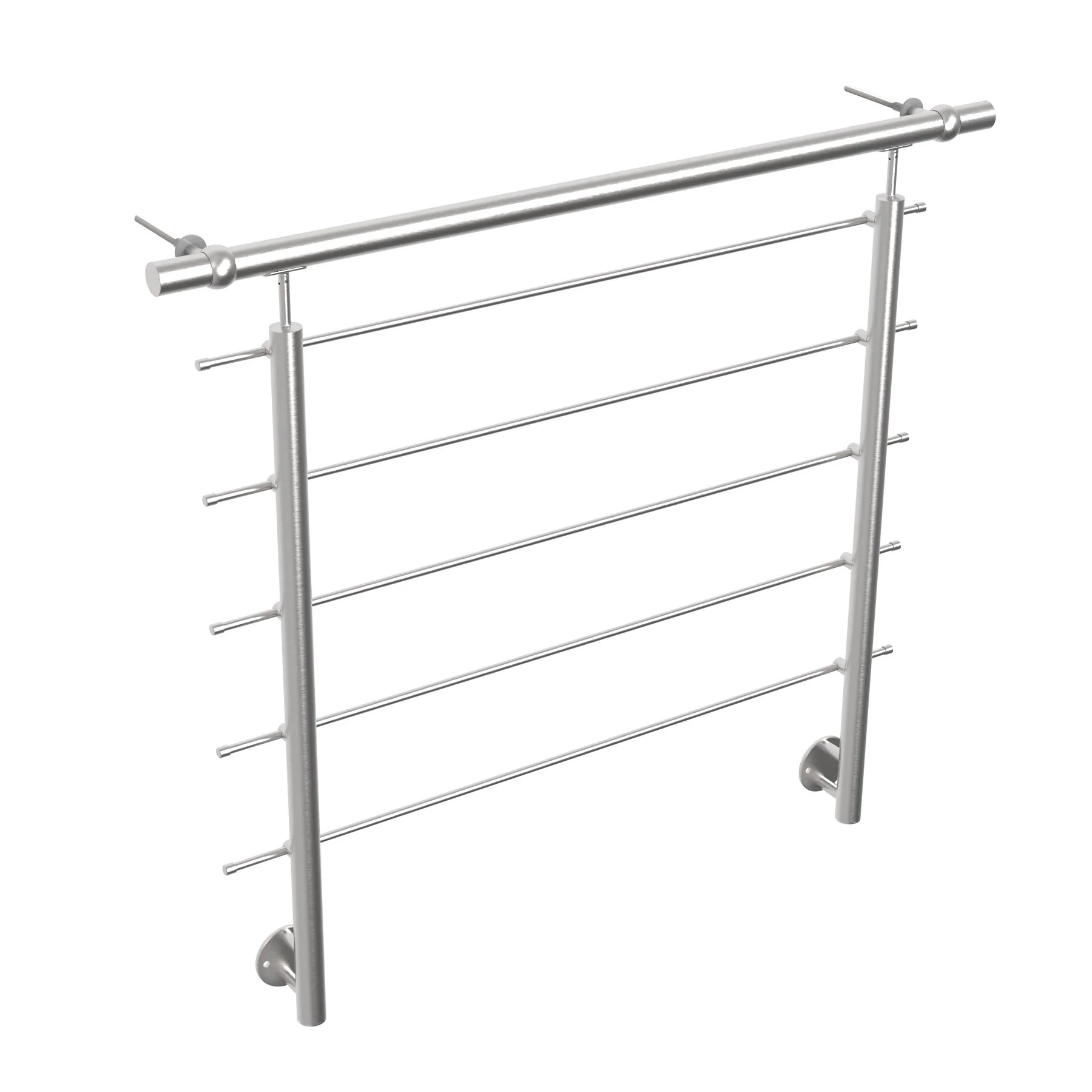 Frameless glass juliette balcony horizontal