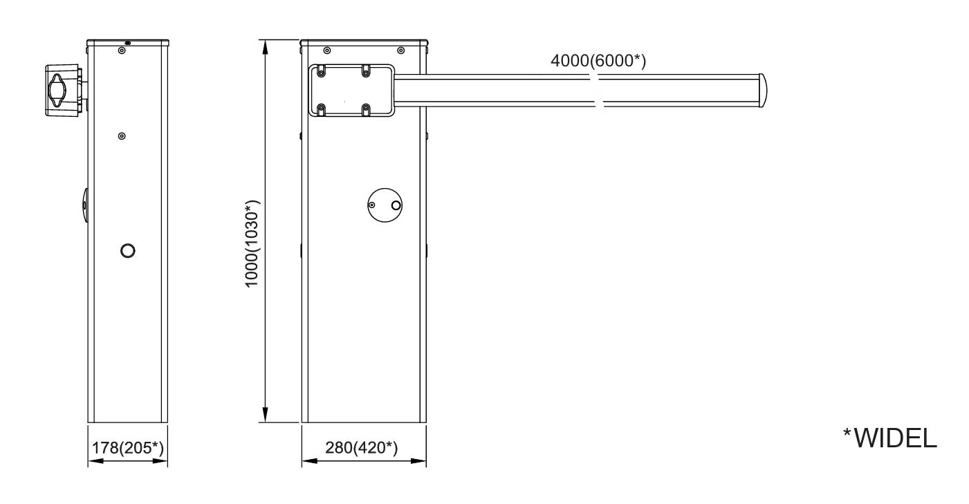 Full NICE system - gate kit, max 4m, 24V - Image 2
