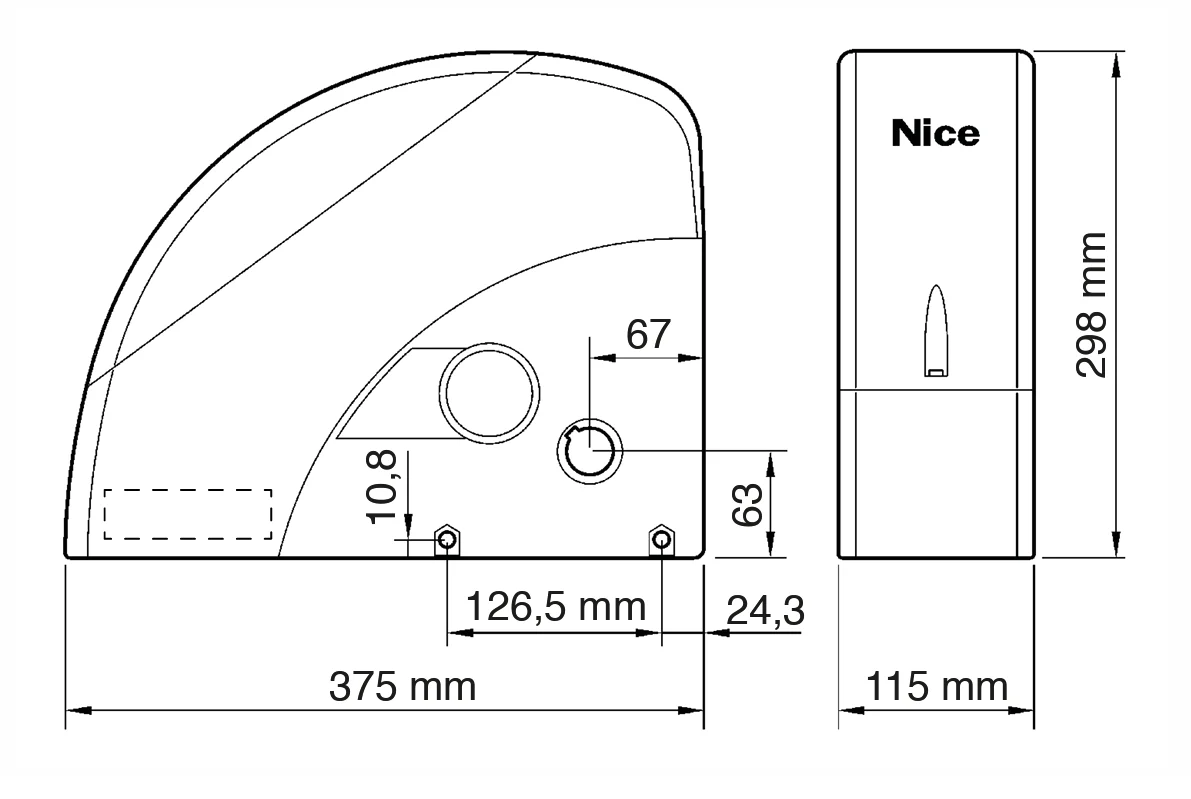 Garage door drive with electronics up to 20m2 - Image 2