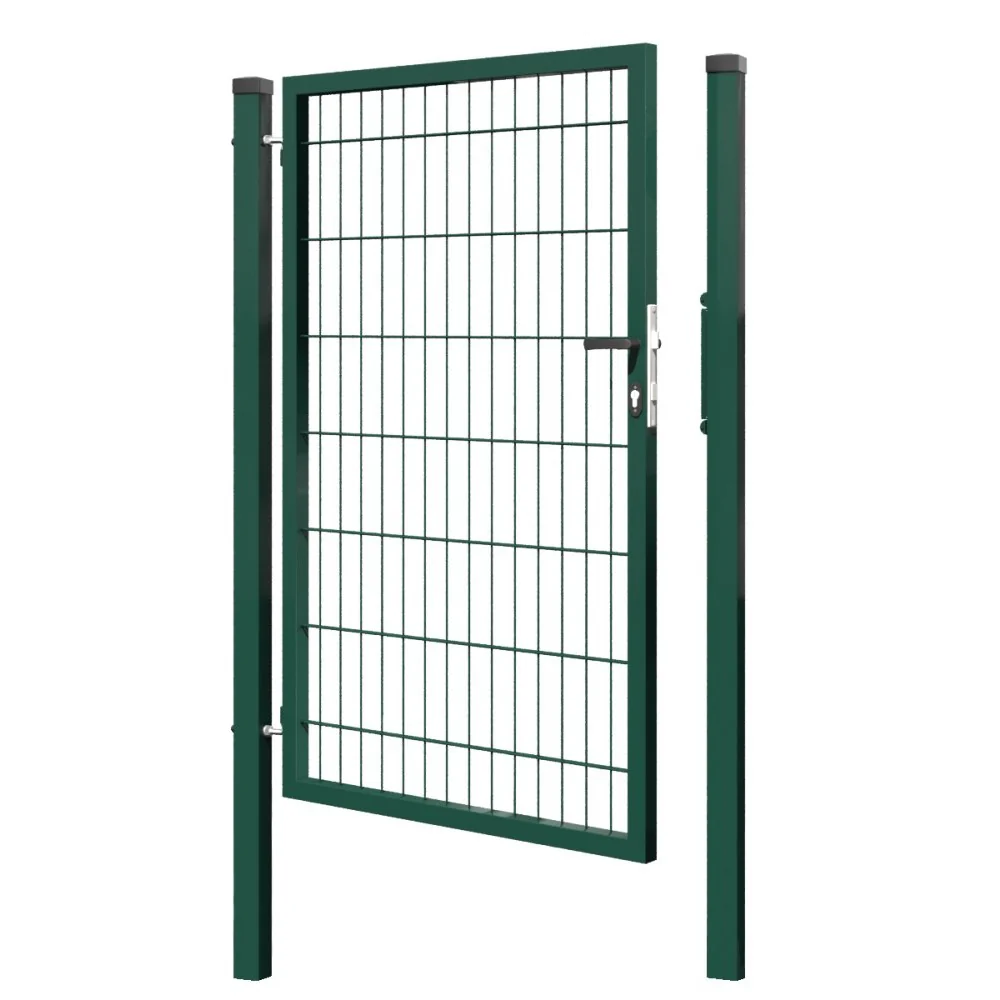 Gate 1pc. 2D BOX ZnPVC 1000x1500mm RAL6005 green  - Image 3