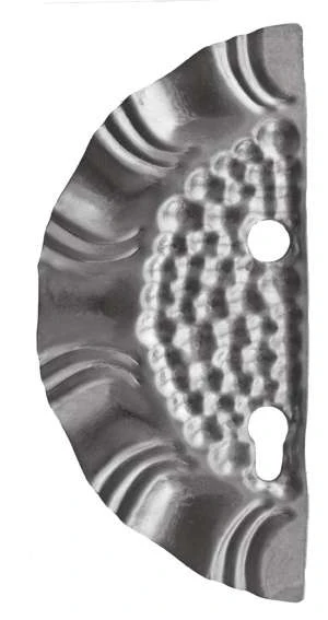 Gate label decorated left 265x125, t1.2, d19, 85