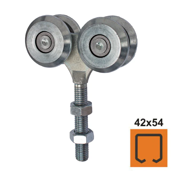 Gate roller track Zn, profile 42x54mm - Image 2