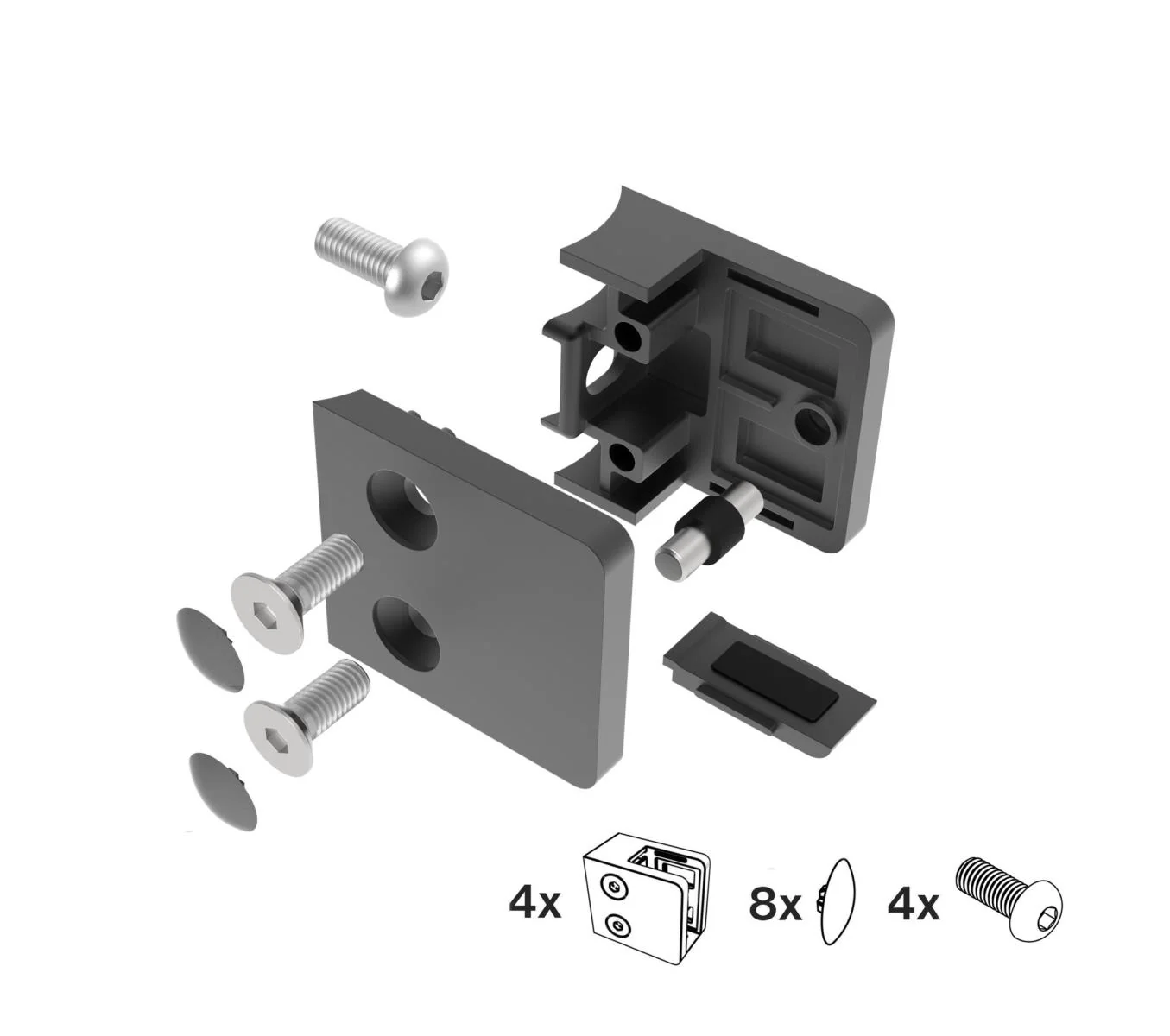 Glass clamp