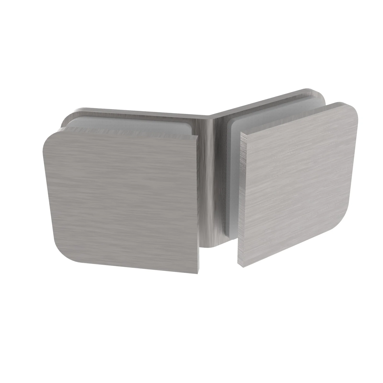 Glass clamp, AISI 304, T 8-10 mm