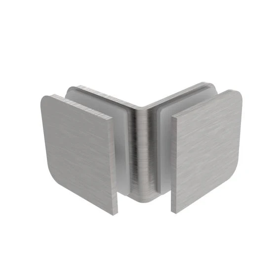 Glass clamp, AISI 304, T 8-10 mm
