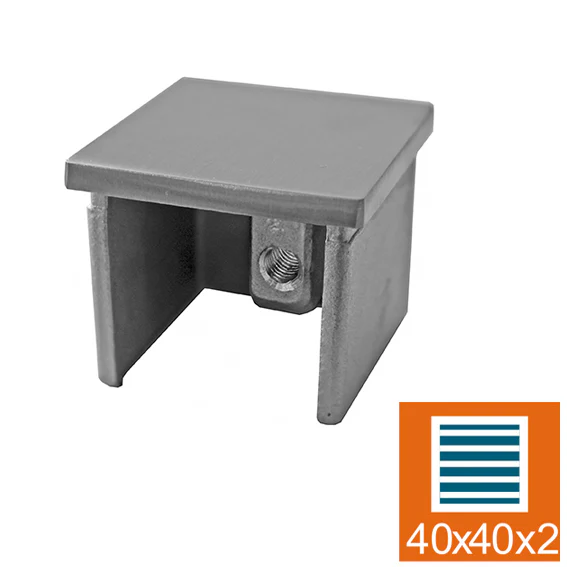 Glass clamp - end cap - Image 4