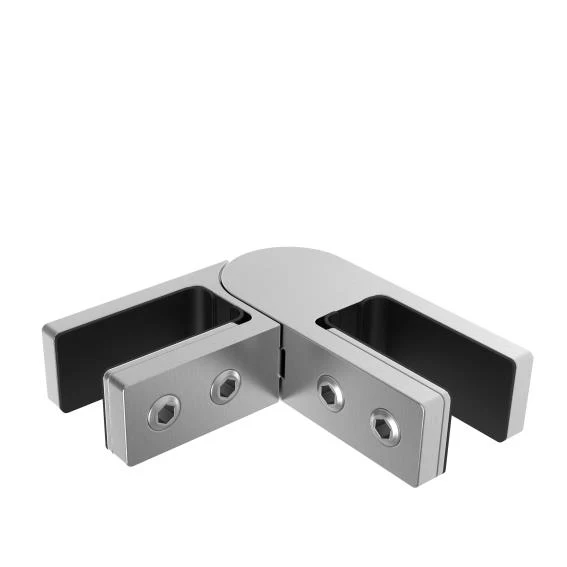 Glass clamp - glass/glass