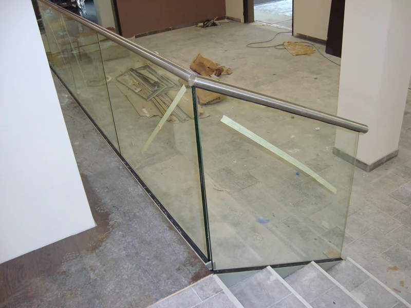 Glass railing, aluminium profile, 2500x1000mm - Image 5