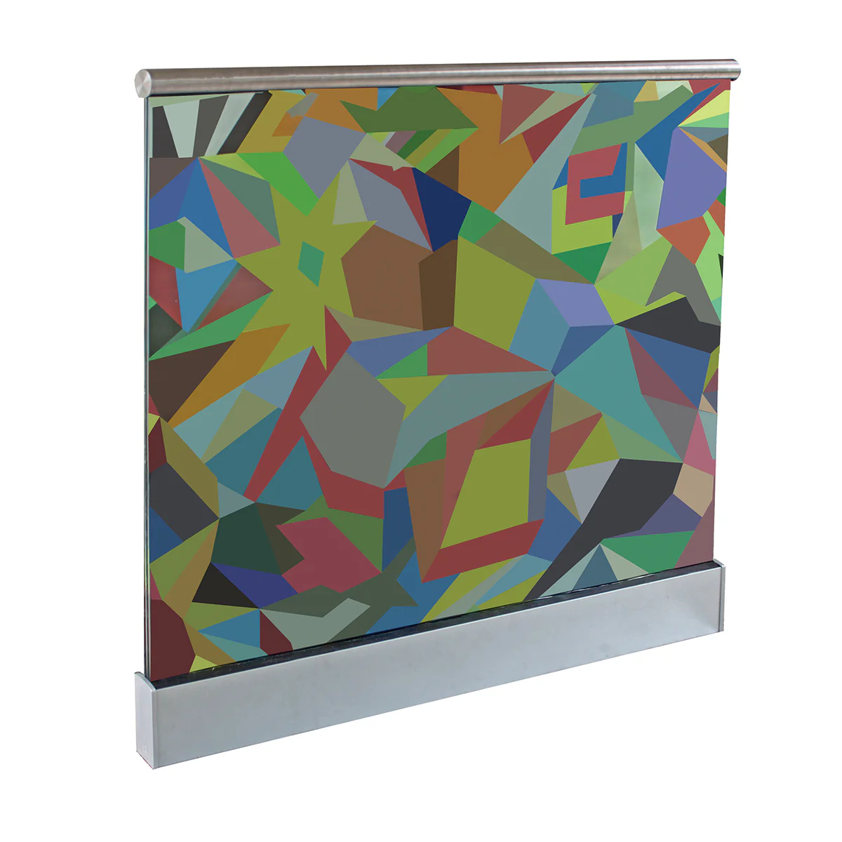 Glass railing, aluminium profile, 2500x1000mm - Image 9