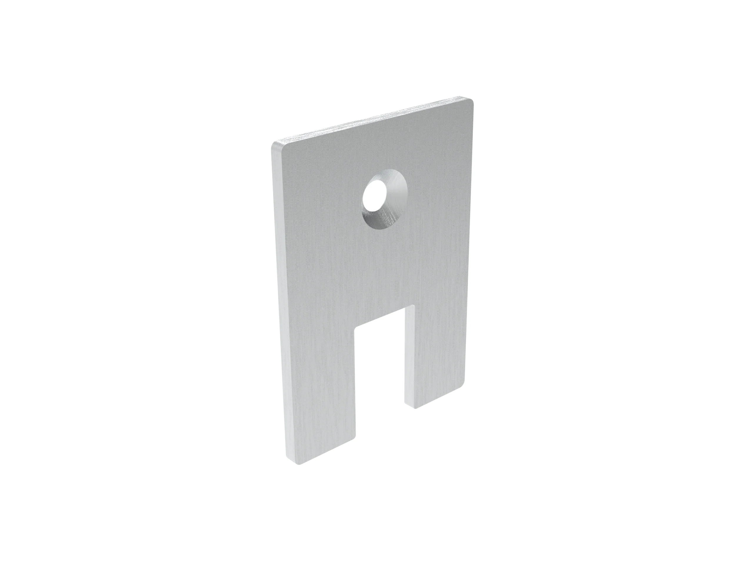 Glazing firm - end cap. glass t = 10mm