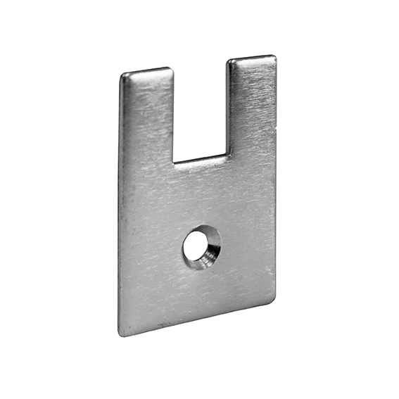 Glazing firm - end cap. glass t = 10mm