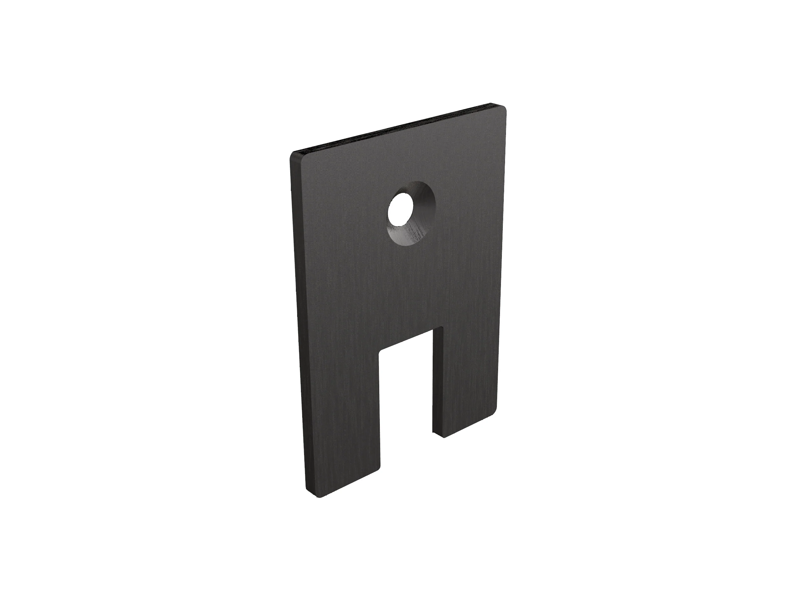 Glazing firm - end cap. glass t = 12mm