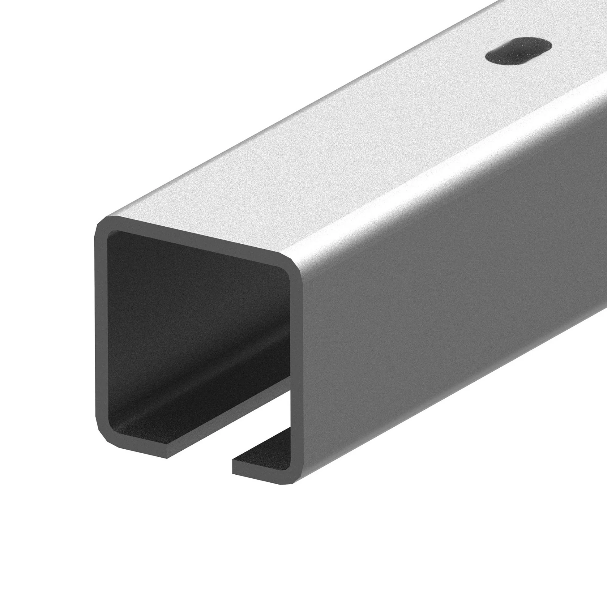 Guide profile with holes, galvanized Zn