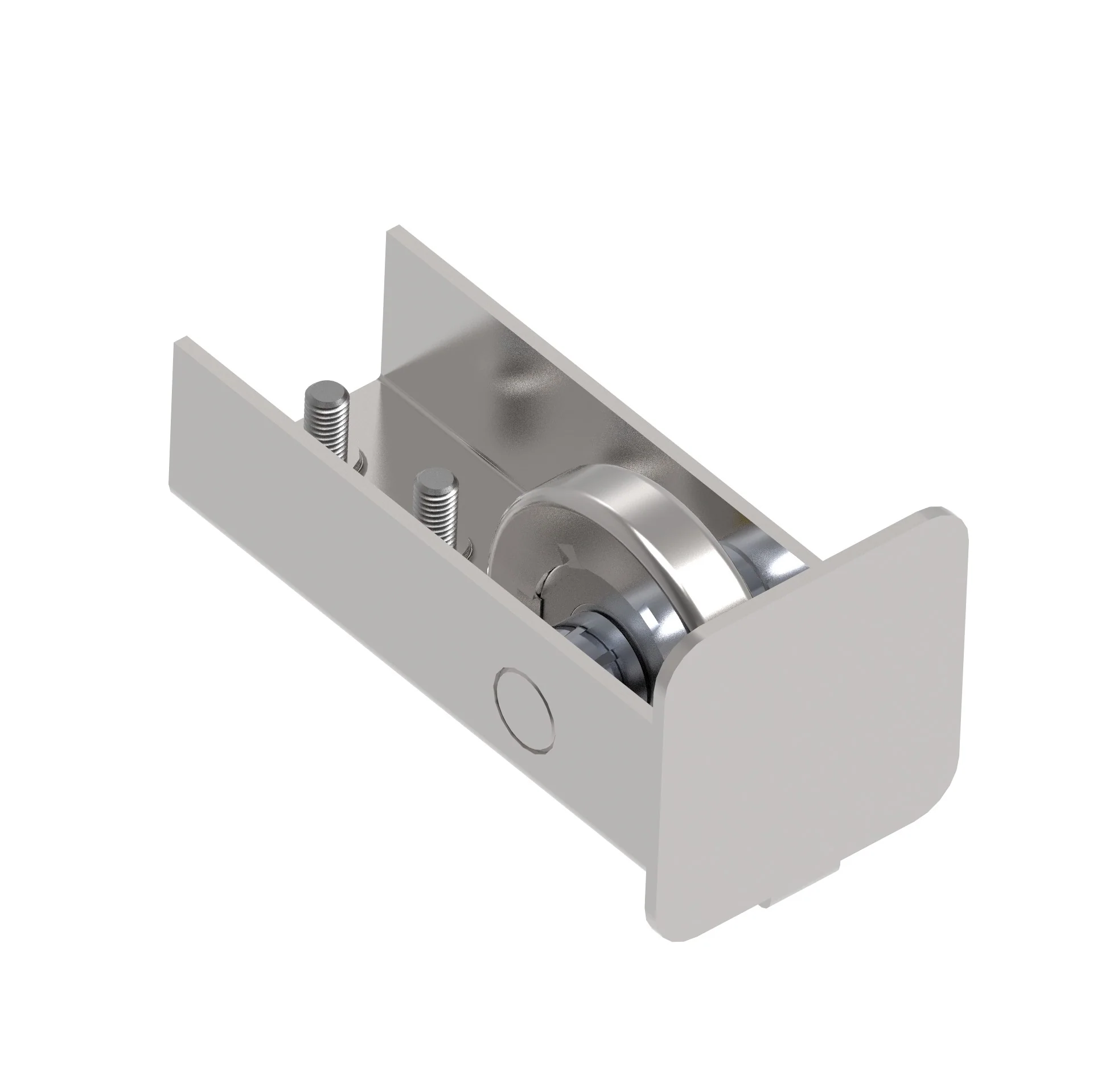 Guide wheel INOX profile 60x60mm